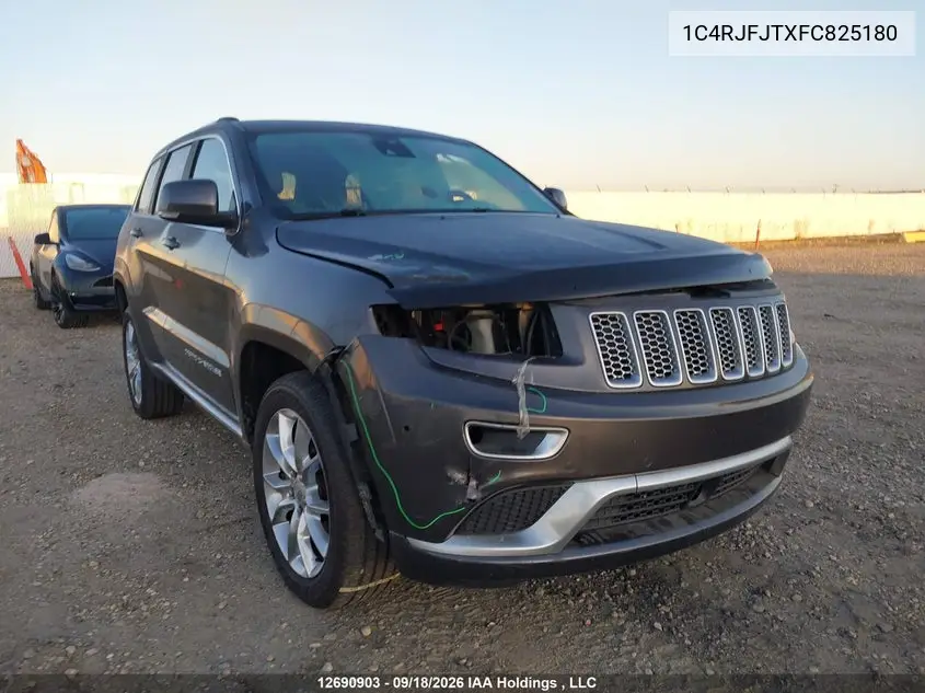 JEEP GRAND CHEROKEE 2015, VIN 1C4RJFJTXFC825180