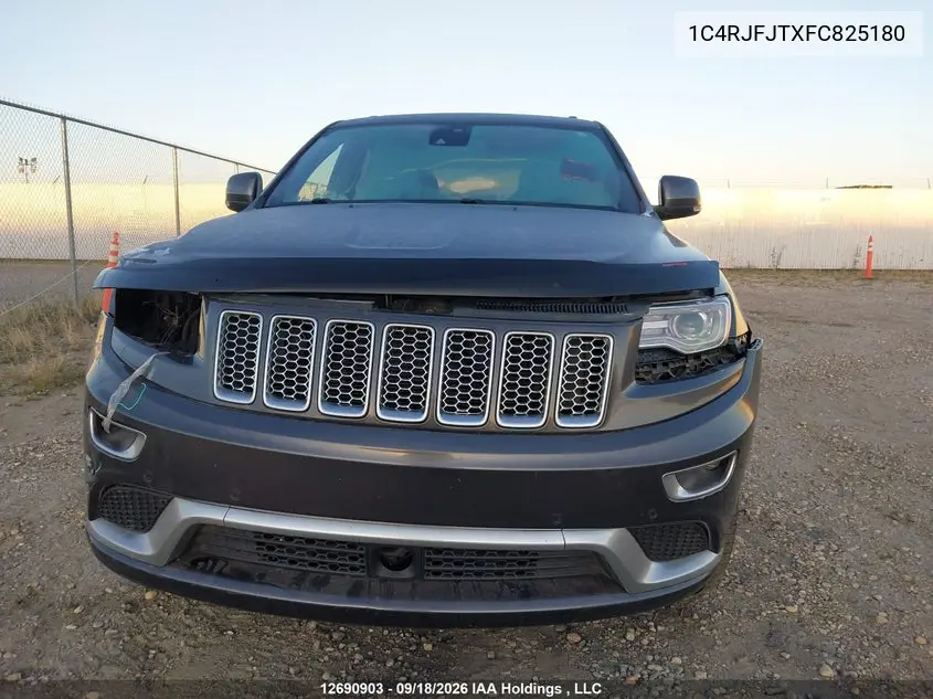 2015 JEEP GRAND CHEROKEE VIN 1C4RJFJTXFC825180 — фото 13