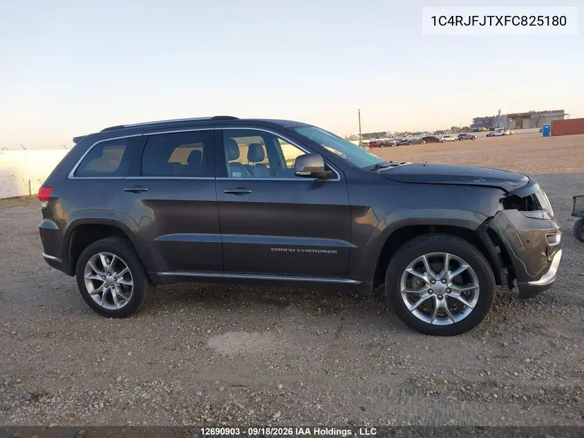 2015 JEEP GRAND CHEROKEE VIN 1C4RJFJTXFC825180 — фото 14
