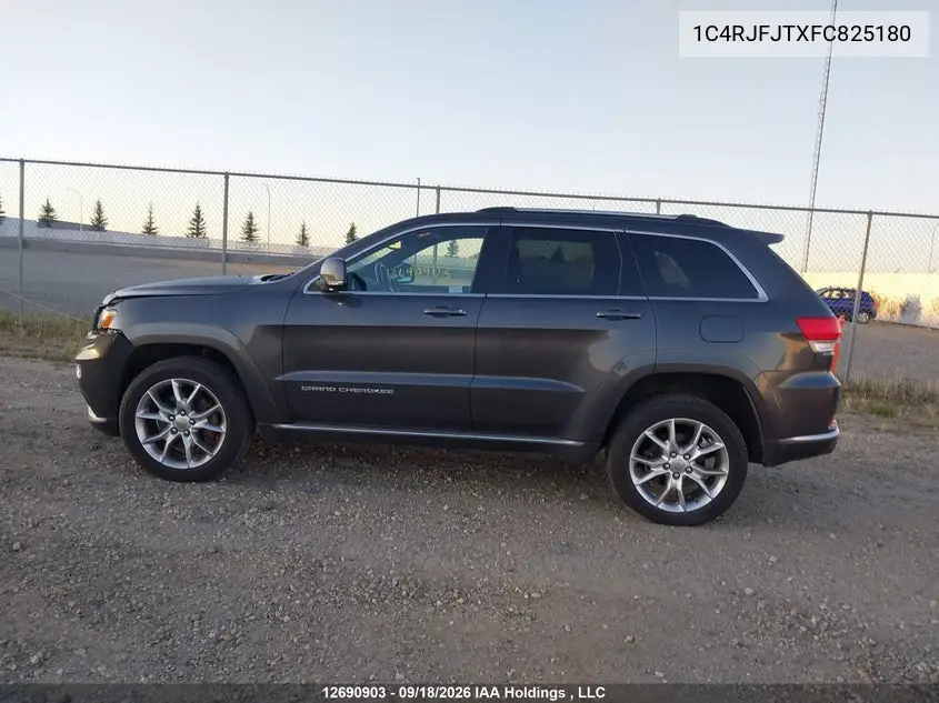 2015 JEEP GRAND CHEROKEE VIN 1C4RJFJTXFC825180 — фото 15