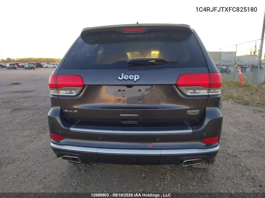 2015 JEEP GRAND CHEROKEE VIN 1C4RJFJTXFC825180 — фото 17