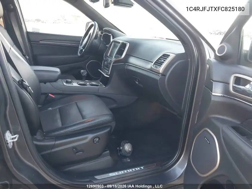 2015 JEEP GRAND CHEROKEE VIN 1C4RJFJTXFC825180 — фото 5