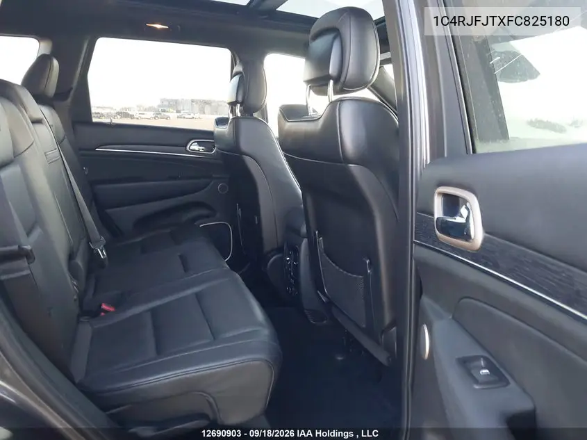 2015 JEEP GRAND CHEROKEE VIN 1C4RJFJTXFC825180 — фото 8