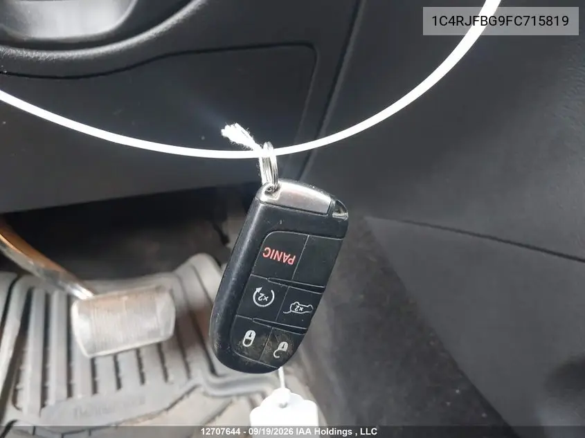 2015 JEEP GRAND CHEROKEE VIN 1C4RJFBG9FC715819 — фото 11