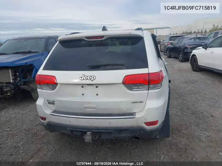 2015 JEEP GRAND CHEROKEE VIN 1C4RJFBG9FC715819 — фото 16