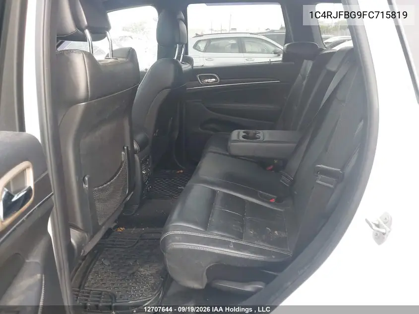 2015 JEEP GRAND CHEROKEE VIN 1C4RJFBG9FC715819 — фото 8