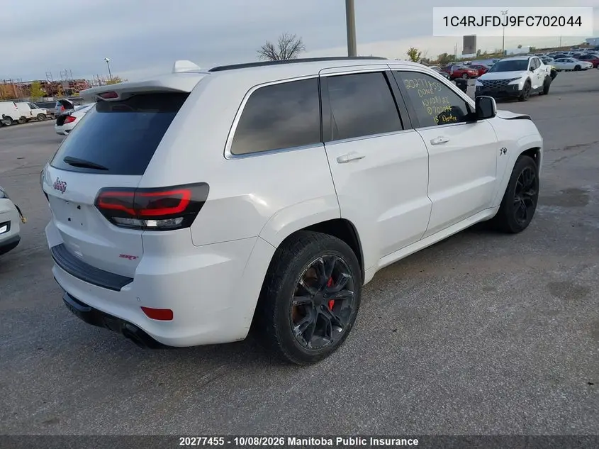 2015 JEEP GRAND CHEROKEE VIN 1C4RJFDJ9FC702044 — фото 4