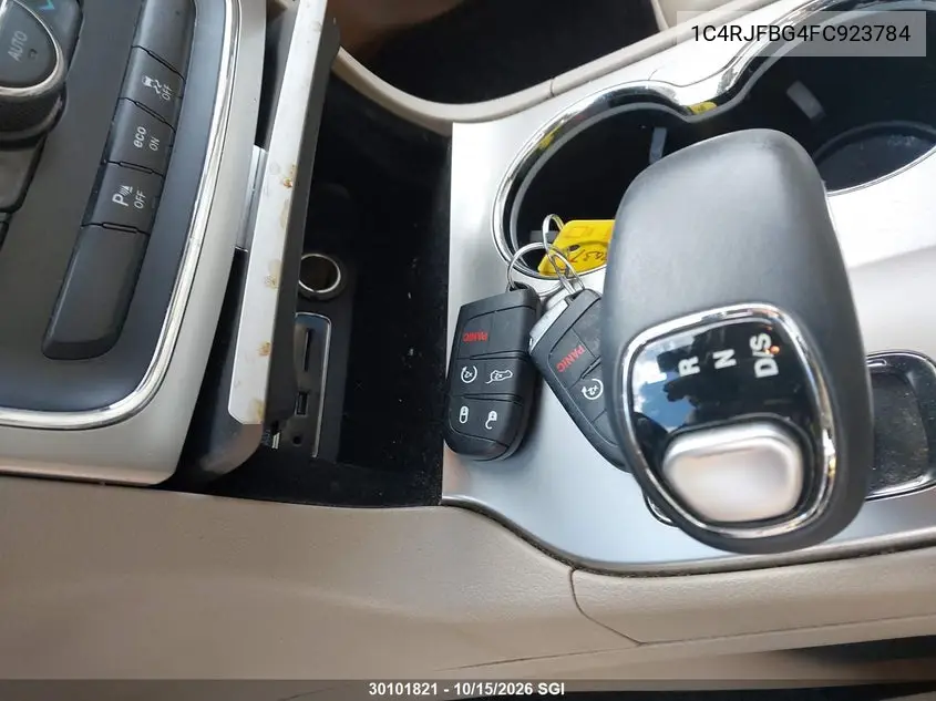 2015 JEEP GRAND CHEROKEE VIN 1C4RJFBG4FC923784 — фото 11