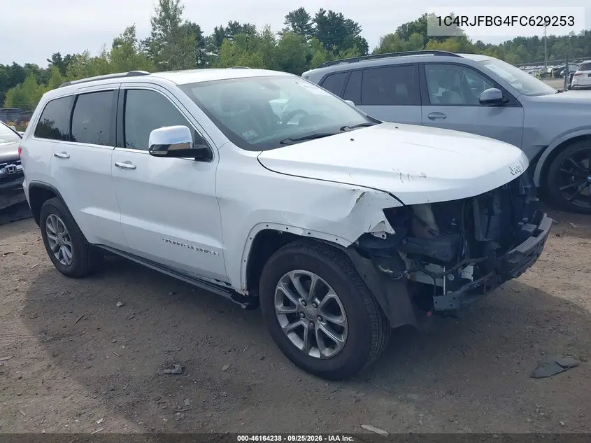 JEEP GRAND CHEROKEE 2015, VIN 1C4RJFBG4FC629253