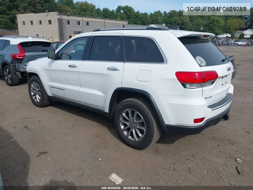2015 JEEP GRAND CHEROKEE VIN 1C4RJFBG4FC629253 — фото 3