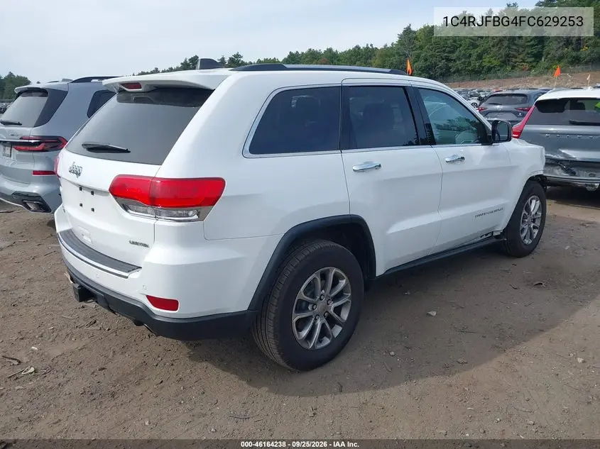2015 JEEP GRAND CHEROKEE VIN 1C4RJFBG4FC629253 — фото 4