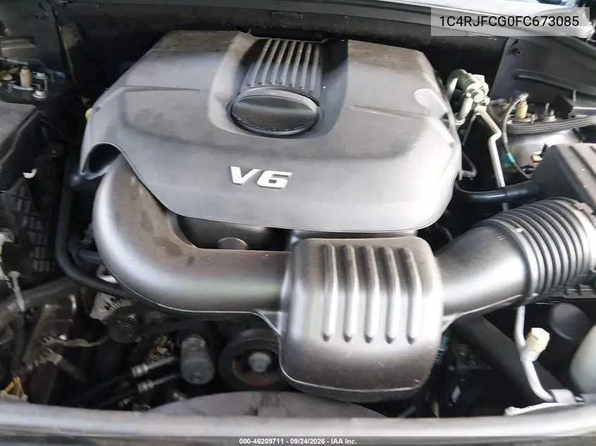 2015 JEEP GRAND CHEROKEE VIN 1C4RJFCG0FC673085 — фото 10