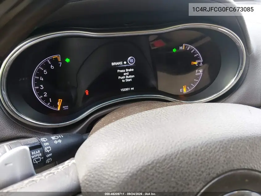 2015 JEEP GRAND CHEROKEE VIN 1C4RJFCG0FC673085 — фото 14