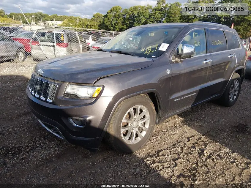 2015 JEEP GRAND CHEROKEE VIN 1C4RJFCG0FC673085 — фото 2