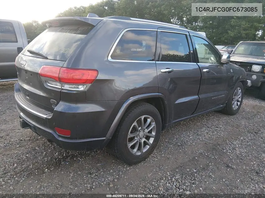 2015 JEEP GRAND CHEROKEE VIN 1C4RJFCG0FC673085 — фото 4