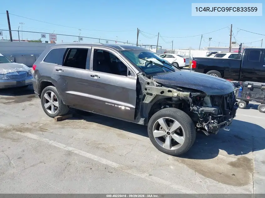 JEEP GRAND CHEROKEE 2015, VIN 1C4RJFCG9FC833559