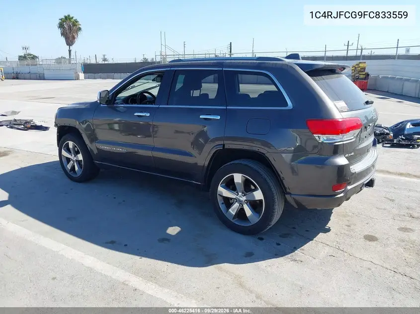 2015 JEEP GRAND CHEROKEE VIN 1C4RJFCG9FC833559 — фото 3