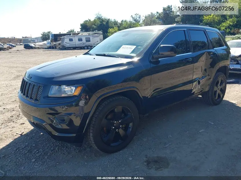 2015 JEEP GRAND CHEROKEE VIN 1C4RJFAG8FC607256 — фото 2