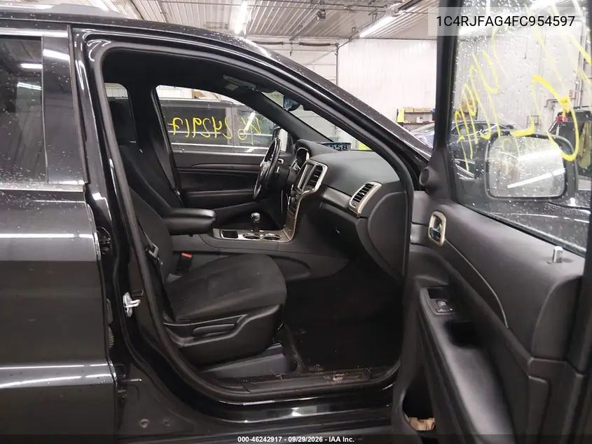 2015 JEEP GRAND CHEROKEE VIN 1C4RJFAG4FC954597 — фото 5