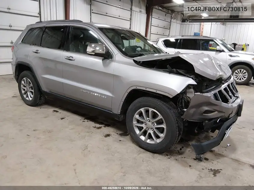 JEEP GRAND CHEROKEE 2015, VIN 1C4RJFBGXFC730815