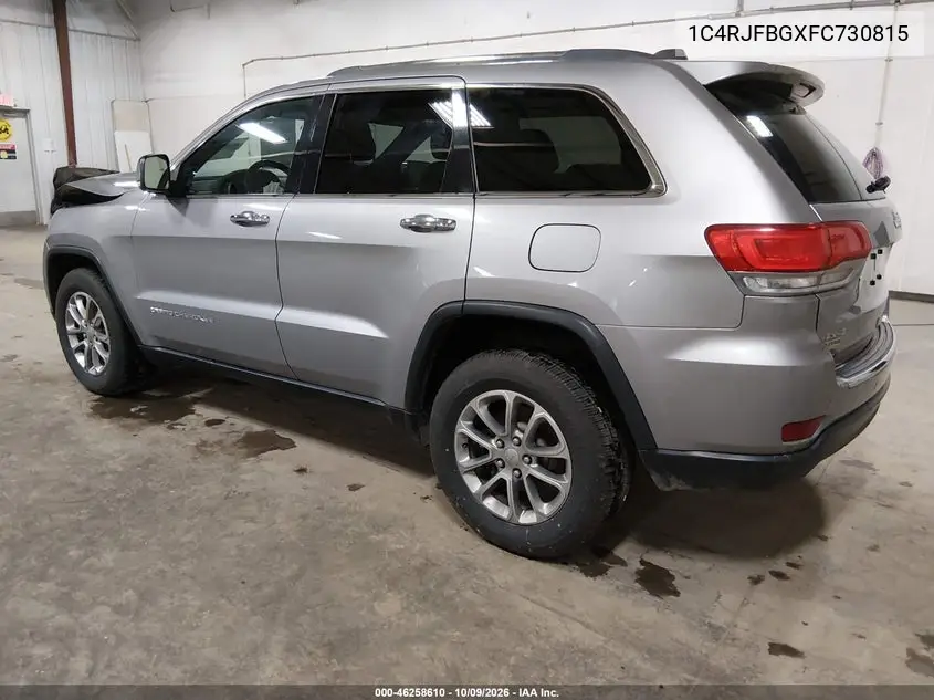 2015 JEEP GRAND CHEROKEE VIN 1C4RJFBGXFC730815 — фото 3