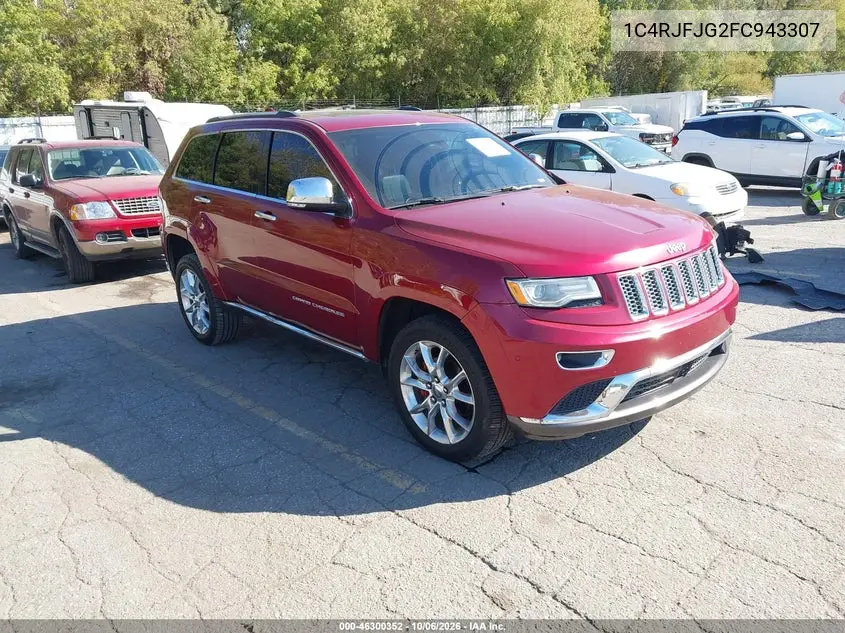 JEEP GRAND CHEROKEE 2015, VIN 1C4RJFJG2FC943307
