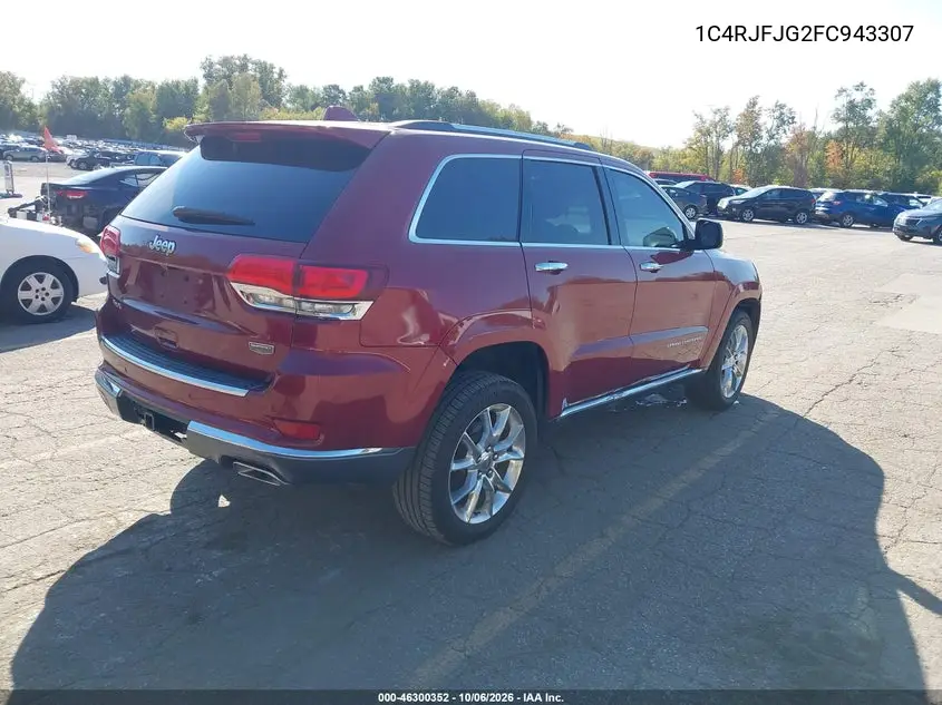 2015 JEEP GRAND CHEROKEE VIN 1C4RJFJG2FC943307 — фото 4