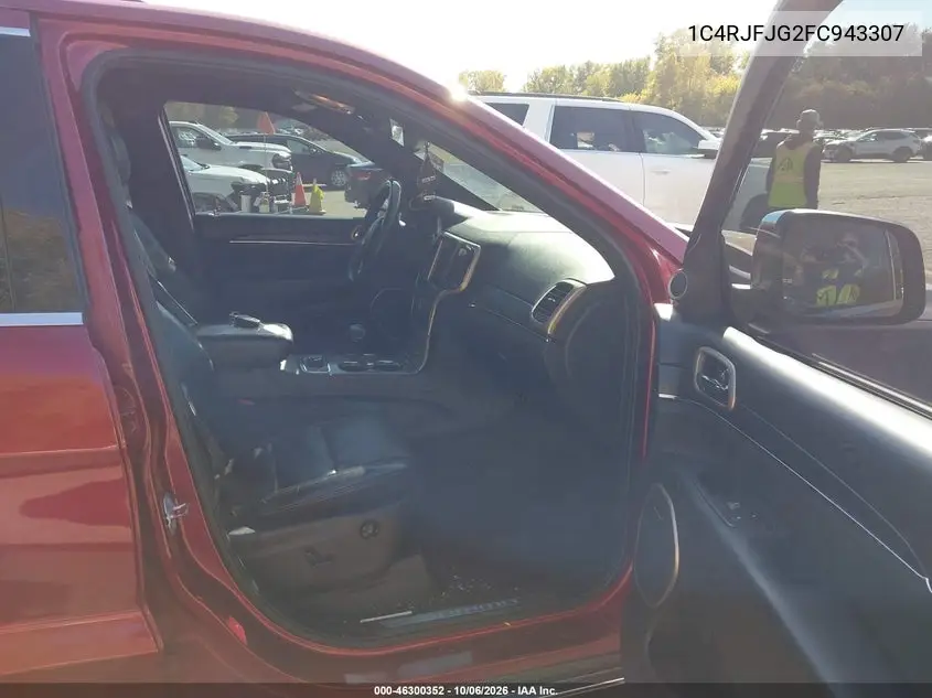 2015 JEEP GRAND CHEROKEE VIN 1C4RJFJG2FC943307 — фото 5