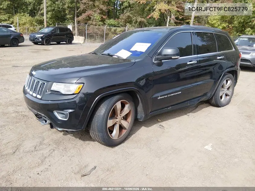 2015 JEEP GRAND CHEROKEE VIN 1C4RJFCT9FC825779 — фото 2
