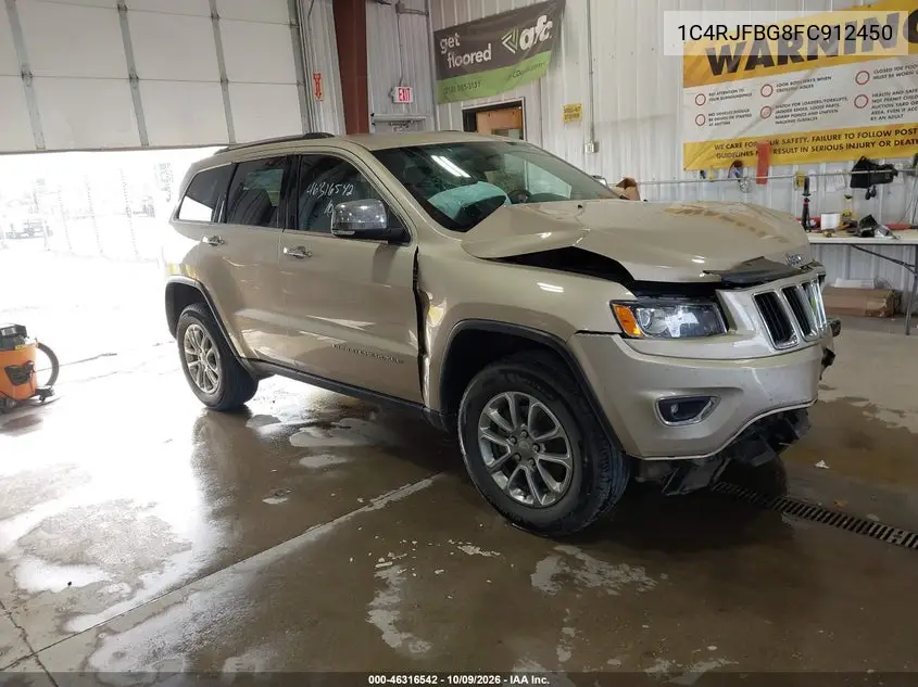 JEEP GRAND CHEROKEE 2015, VIN 1C4RJFBG8FC912450