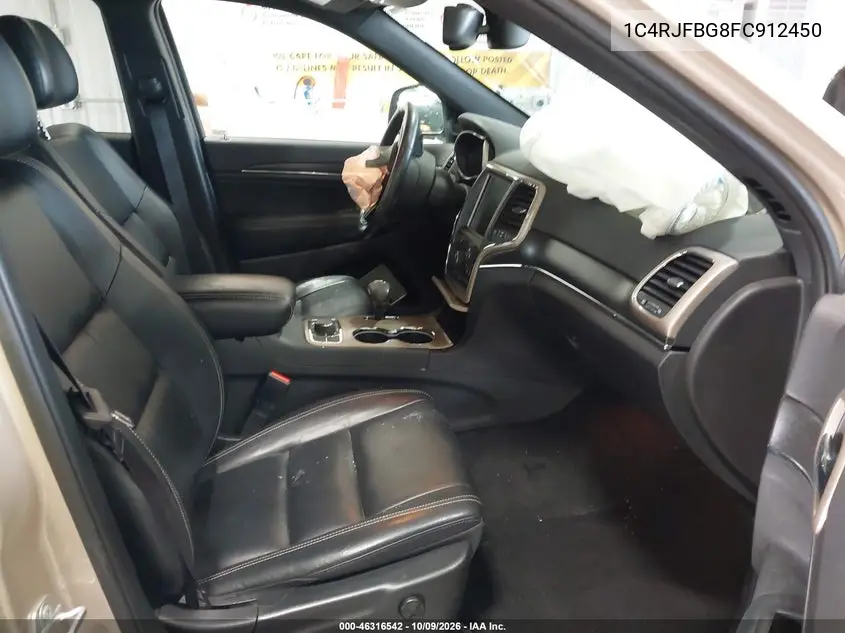 2015 JEEP GRAND CHEROKEE VIN 1C4RJFBG8FC912450 — фото 5