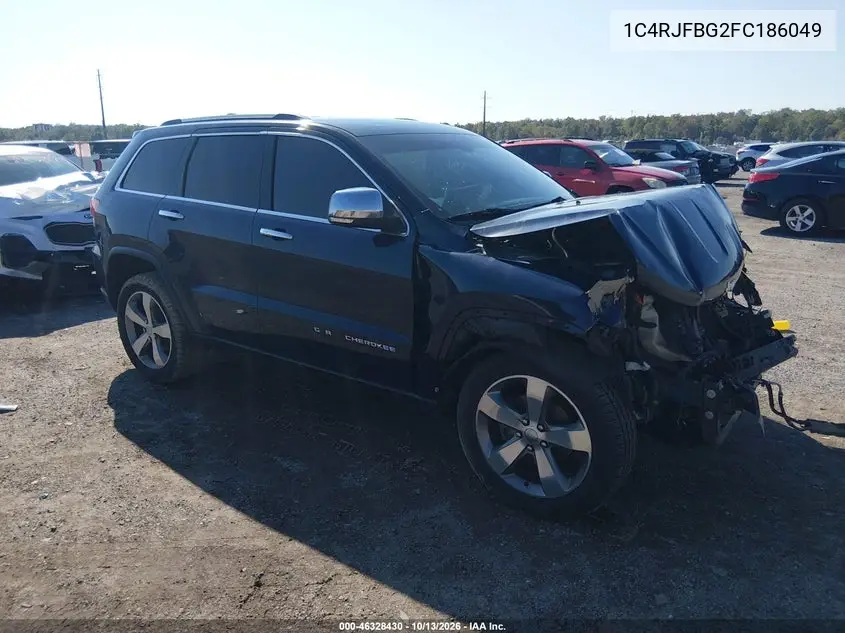 JEEP GRAND CHEROKEE 2015, VIN 1C4RJFBG2FC186049