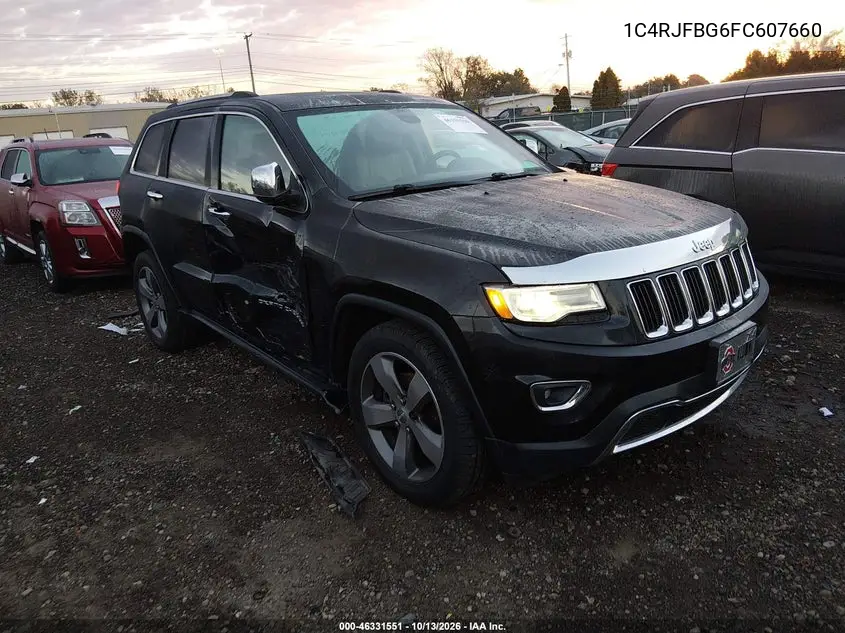 JEEP GRAND CHEROKEE 2015, VIN 1C4RJFBG6FC607660