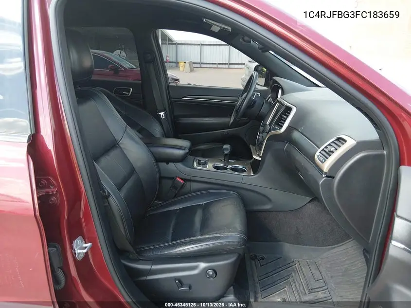 2015 JEEP GRAND CHEROKEE VIN 1C4RJFBG3FC183659 — фото 5