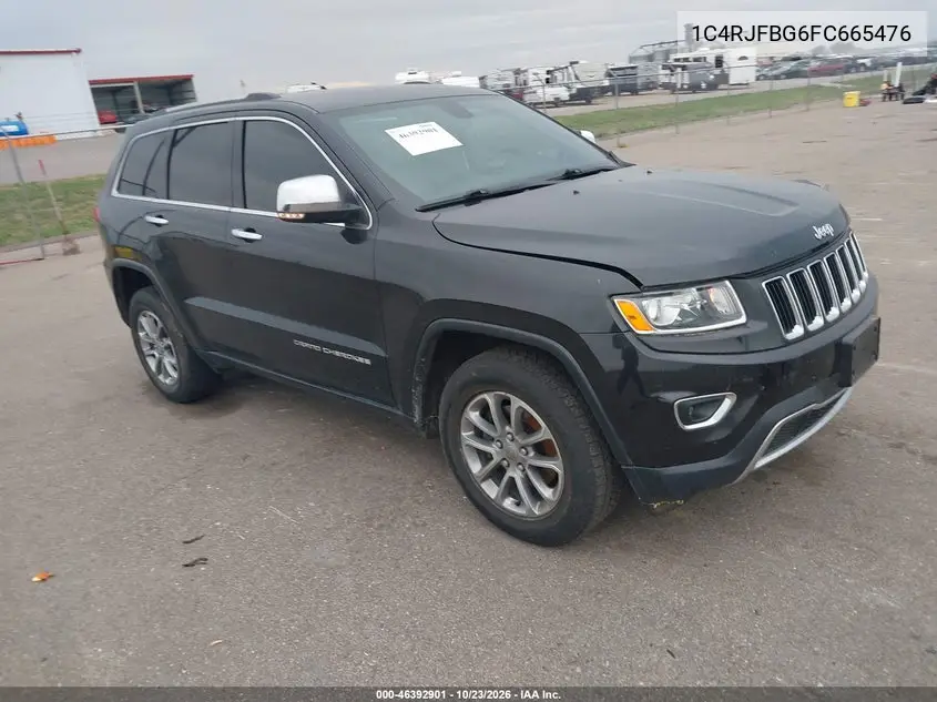 JEEP GRAND CHEROKEE 2015, VIN 1C4RJFBG6FC665476