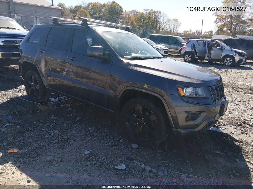 JEEP GRAND CHEROKEE 2015, VIN 1C4RJFAGXFC164527