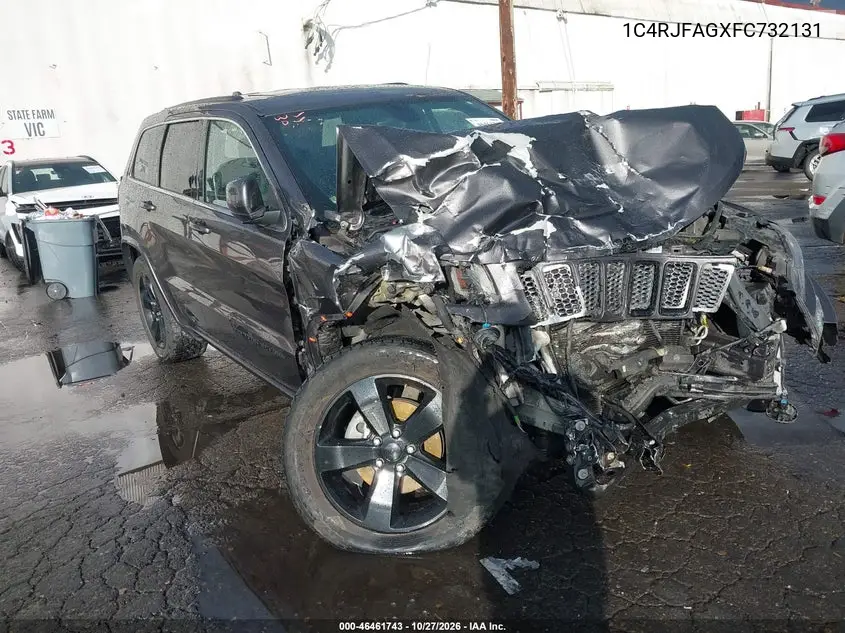 JEEP GRAND CHEROKEE 2015, VIN 1C4RJFAGXFC732131