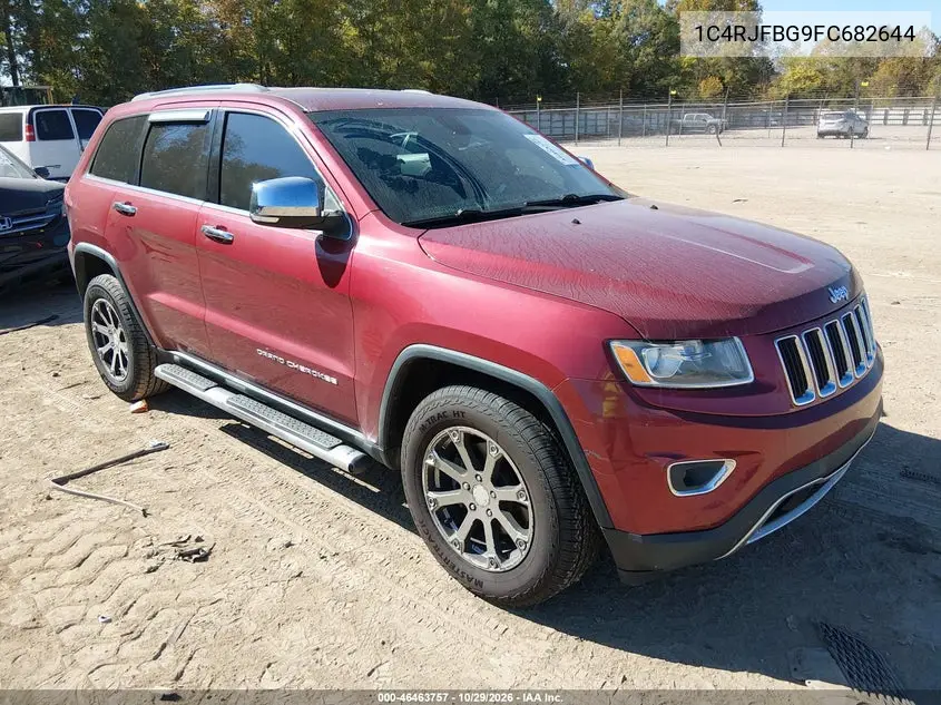 JEEP GRAND CHEROKEE 2015, VIN 1C4RJFBG9FC682644