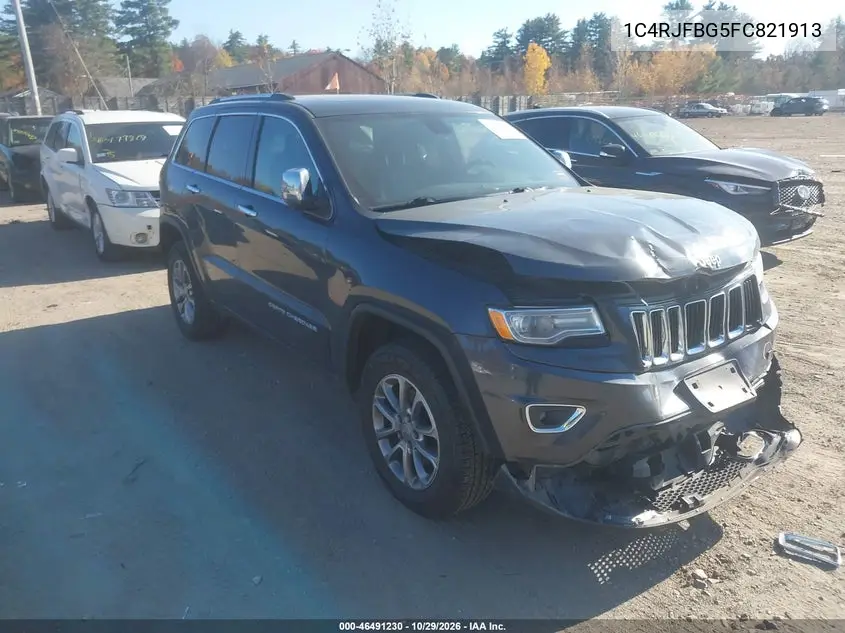 JEEP GRAND CHEROKEE 2015, VIN 1C4RJFBG5FC821913
