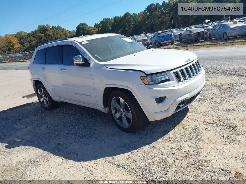 JEEP GRAND CHEROKEE 2015, VIN 1C4RJFCM9FC754768