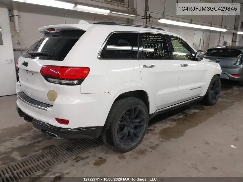 2016 JEEP GRAND CHEROKEE VIN 1C4RJFJM3GC429845 — фото 4