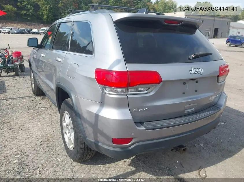 2016 JEEP GRAND CHEROKEE VIN 1C4RJFAGXGC414141 — фото 3