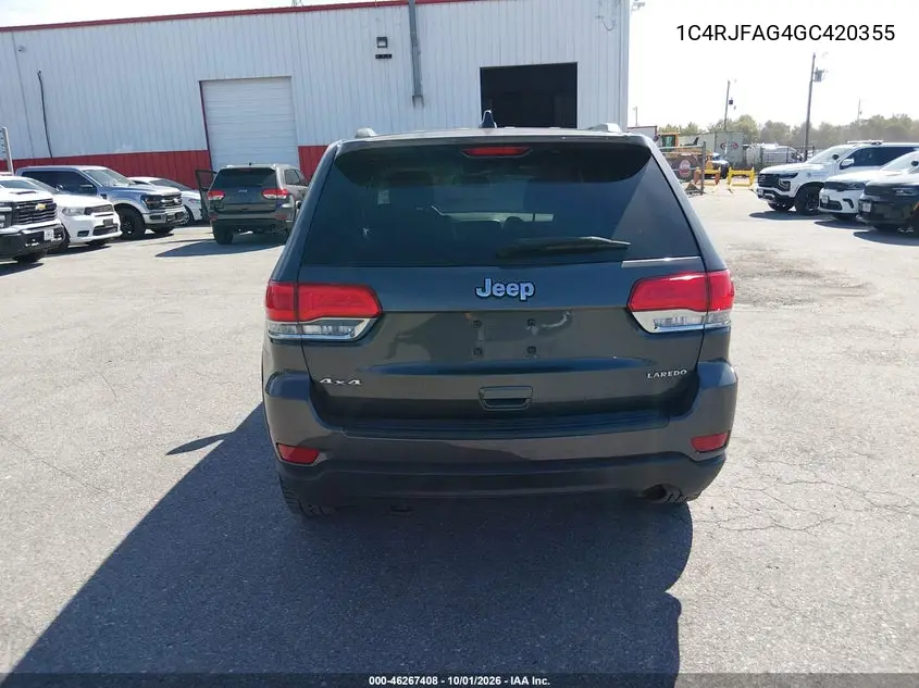 2016 JEEP GRAND CHEROKEE VIN 1C4RJFAG4GC420355 — фото 19