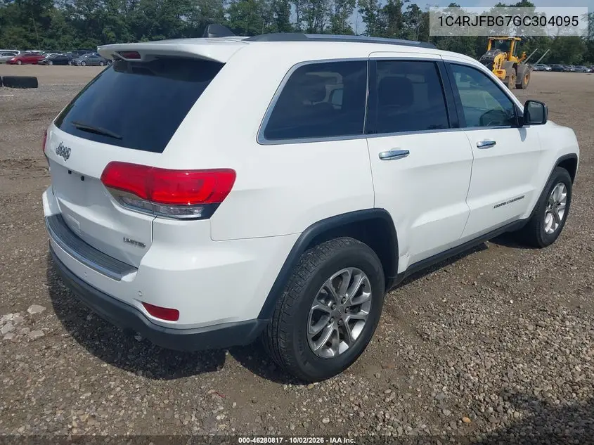 2016 JEEP GRAND CHEROKEE VIN 1C4RJFBG7GC304095 — фото 4