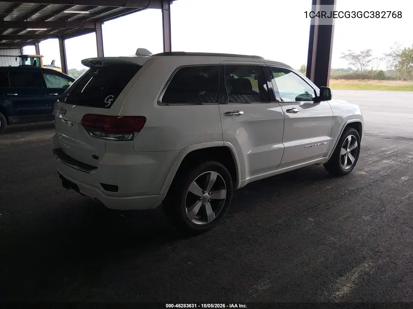 2016 JEEP GRAND CHEROKEE VIN 1C4RJECG3GC382768 — фото 4
