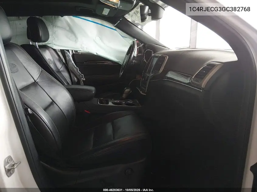 2016 JEEP GRAND CHEROKEE VIN 1C4RJECG3GC382768 — фото 5