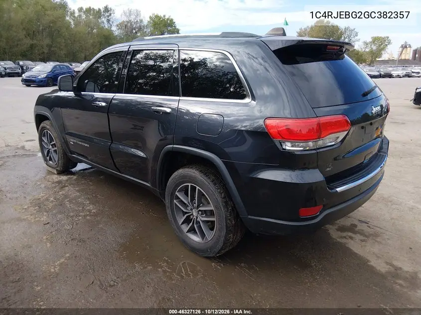 2016 JEEP GRAND CHEROKEE VIN 1C4RJEBG2GC382357 — фото 3