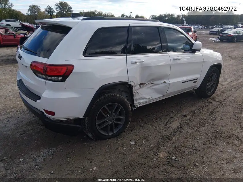 2016 JEEP GRAND CHEROKEE VIN 1C4RJFAG7GC462972 — фото 4