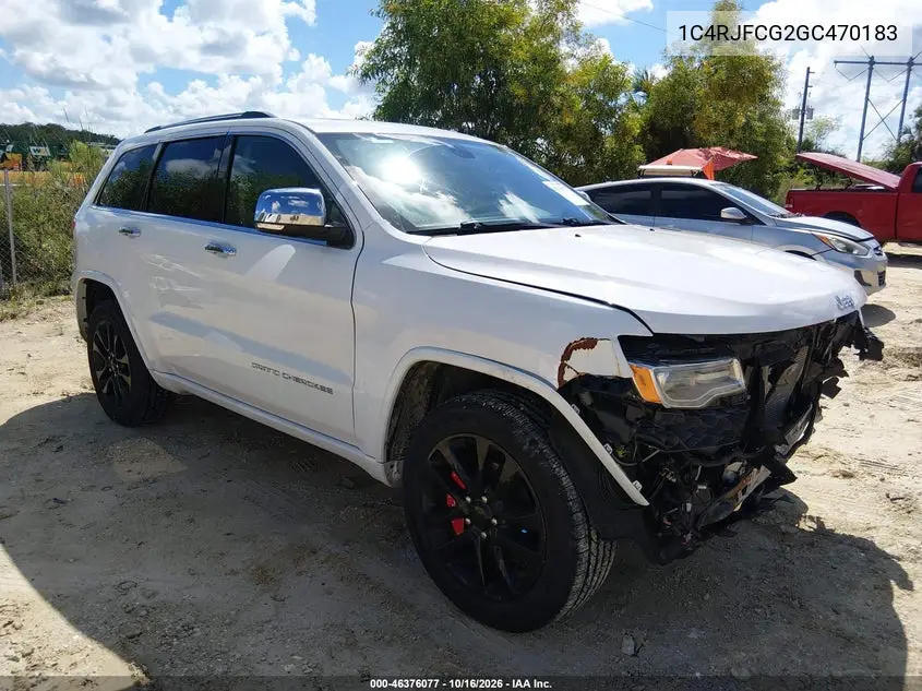 JEEP GRAND CHEROKEE 2016, VIN 1C4RJFCG2GC470183