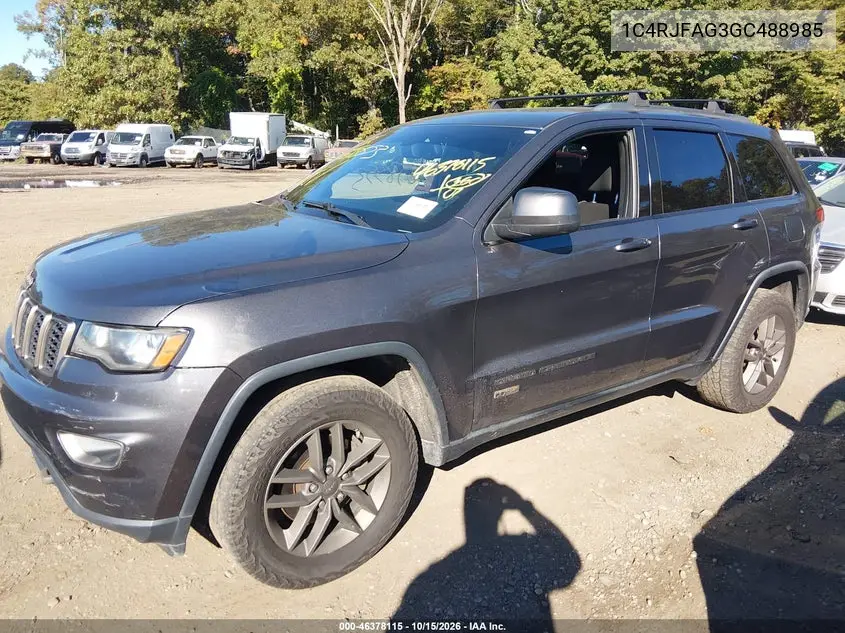 2016 JEEP GRAND CHEROKEE VIN 1C4RJFAG3GC488985 — фото 14